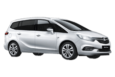 Car Hire Dagenham - Vauxhall Zafira 5 + 2 - Minibus hire Dagenham